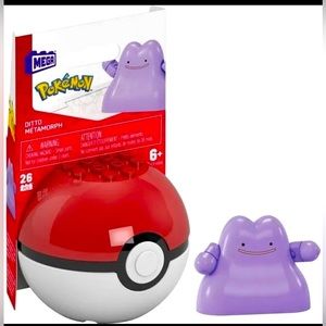 Mega Construx Pokémon Series 10 Ditto Metamorph 26 Pcs Sealed Inside Pokeball